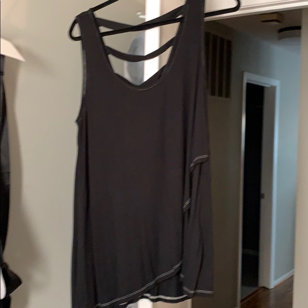 Black tank top